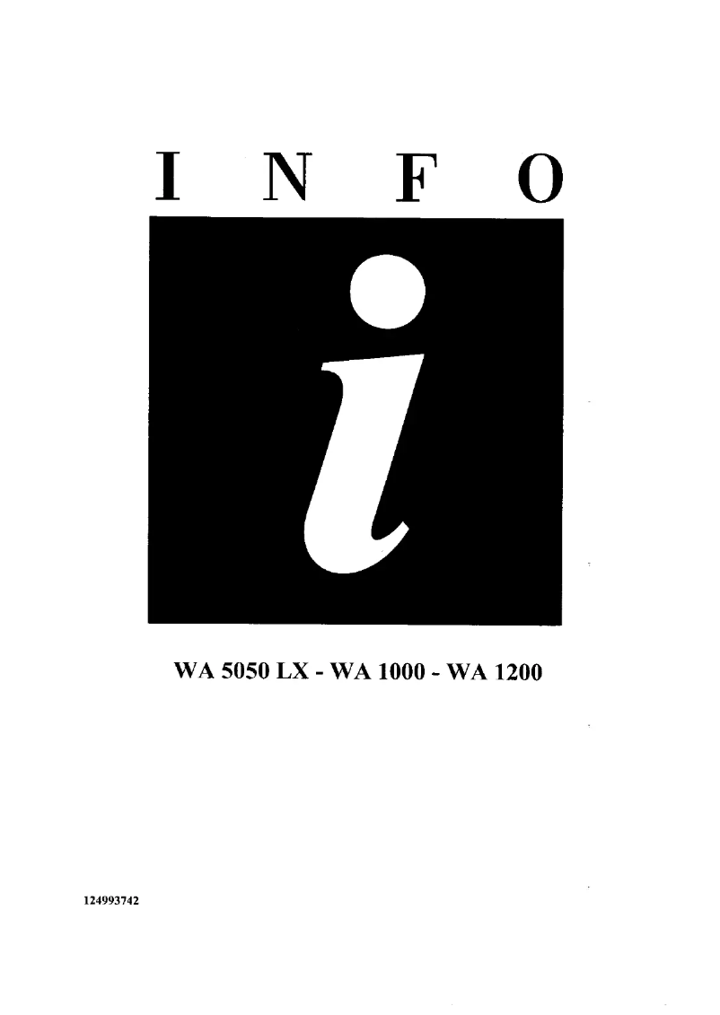 Imagen de la primera página del manual del dispositivo WA1200