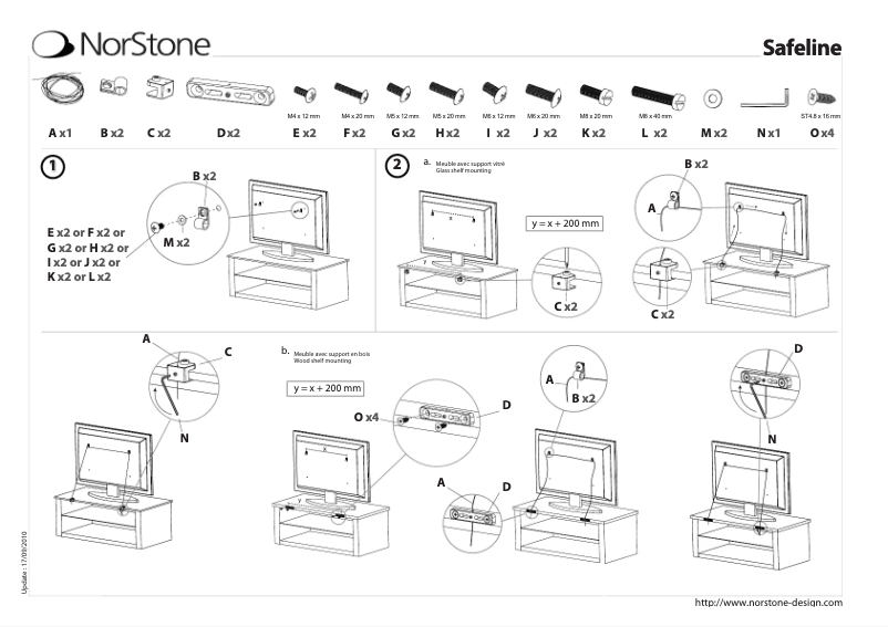 Imagen de la primera página del manual del dispositivo Safeline