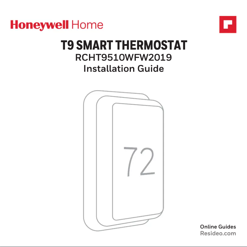 Página 1 del manual Manual de usuario Honeywell RCHT9610WFSW2019/W