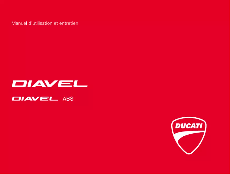 Imagen de la primera página del manual del dispositivo Diavel (2011)