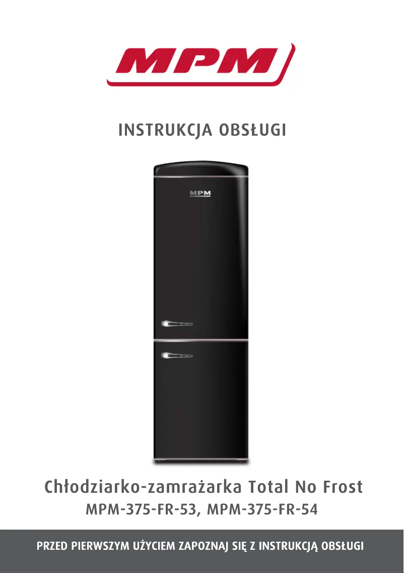 Imagen de la primera página del manual del dispositivo MPM-375-FR-53