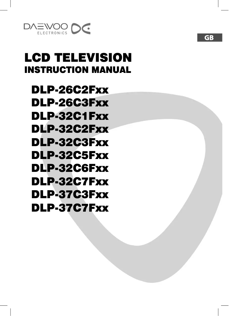 Imagen de la primera página del manual del dispositivo DLP-32C3FB
