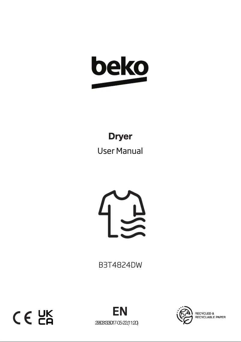 Imagen de la primera página del manual del dispositivo B3T4824DW