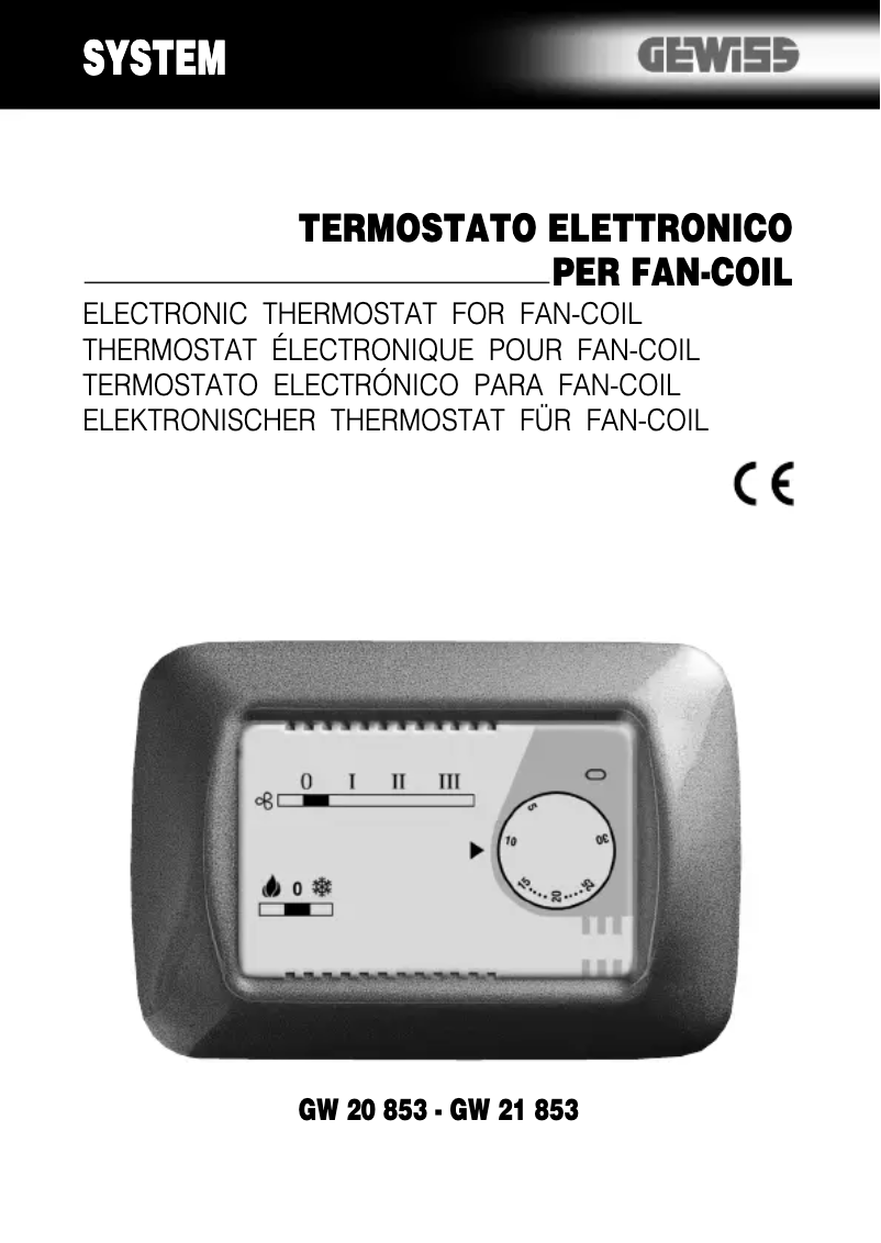 Imagen de la primera página del manual del dispositivo GW21853