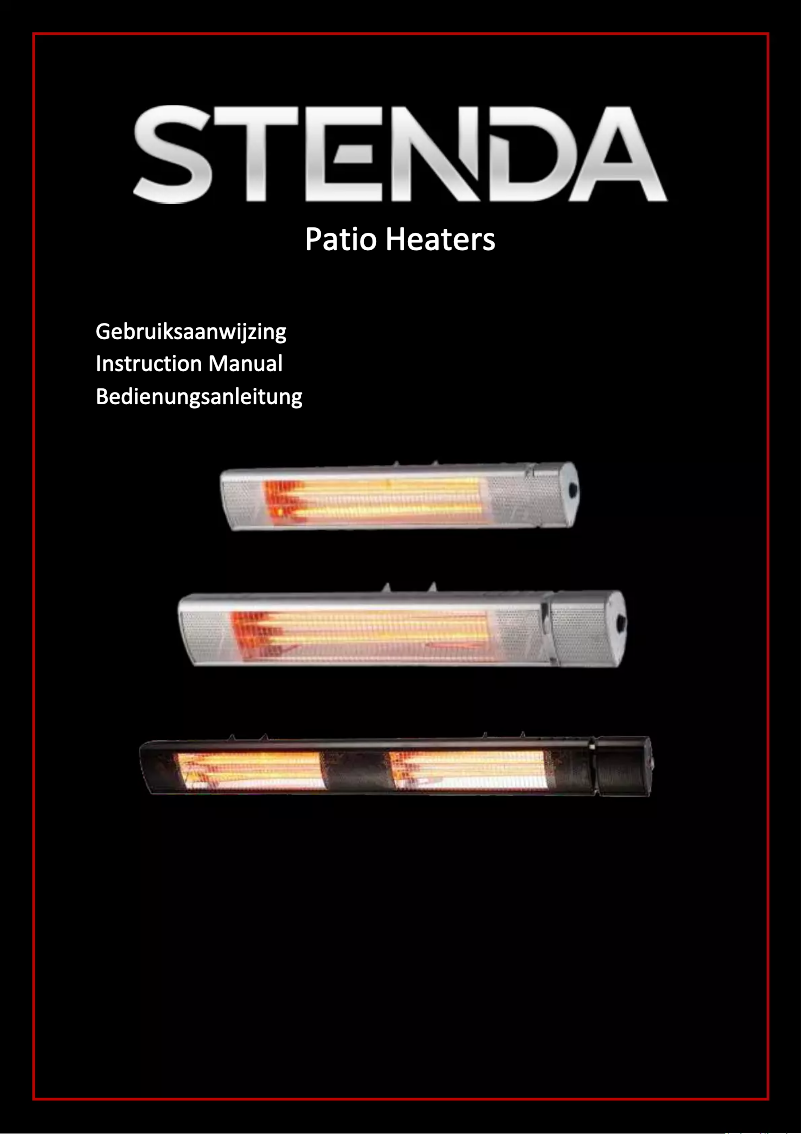 Página 1 del manual Manual de usuario Stenda Patio Heater