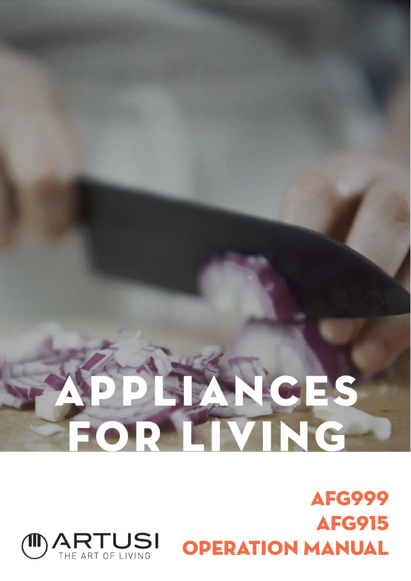 Imagen de la primera página del manual del dispositivo AFG915B