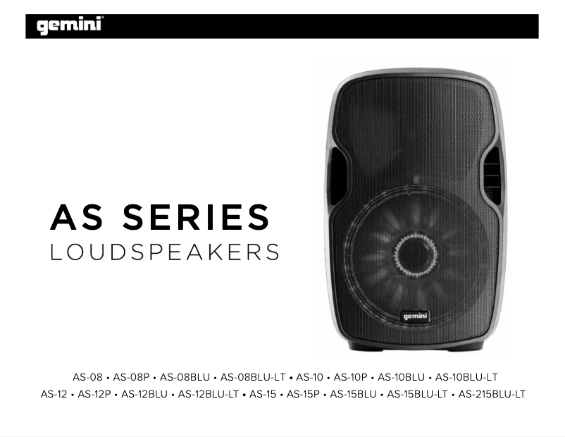 Imagen de la primera página del manual del dispositivo AS-2108P