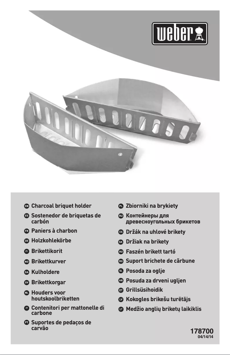 Página nº 1 - Manual de usuario Weber 7403