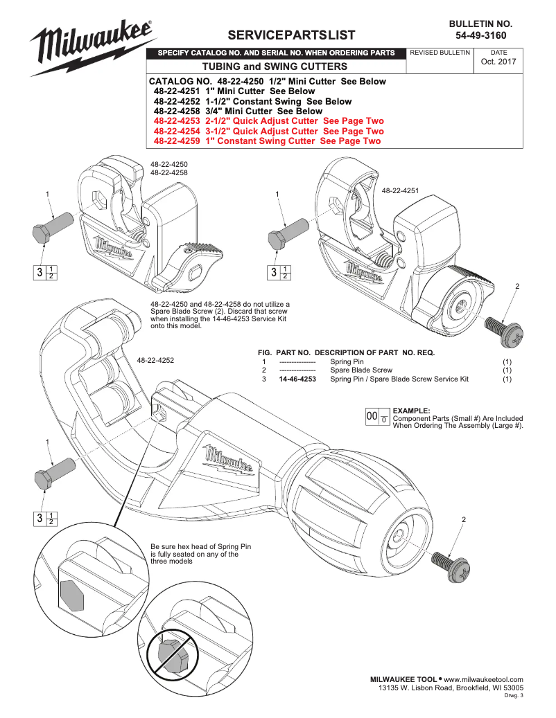 Página 1 del manual Manual de usuario Milwaukee 48-22-4253