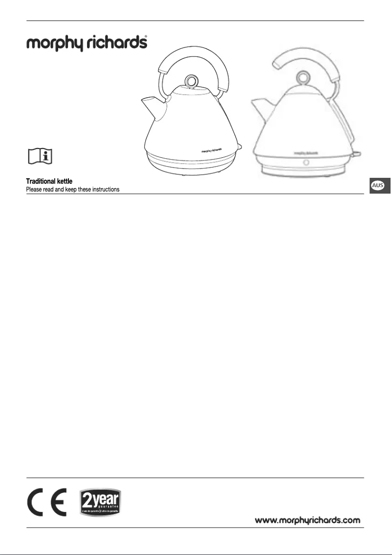 Página 1 del manual Manual de usuario Morphy Richards Accents 102004