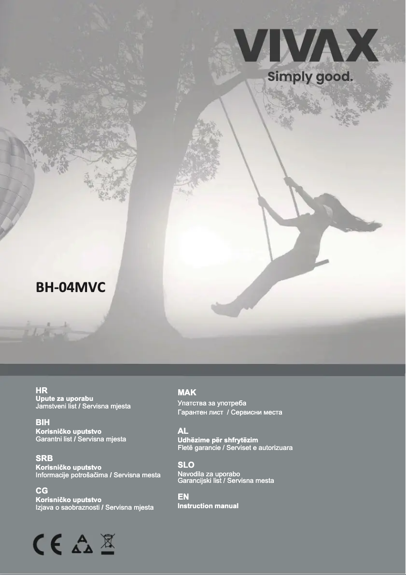 Página nº 1 - Manual de usuario Vivax BH-04MVC