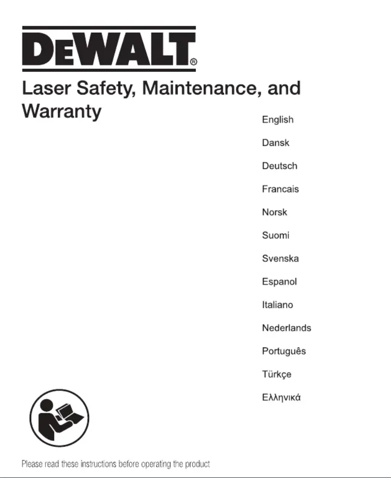 Página nº 1 - Manual de usuario DeWalt DW08302CG