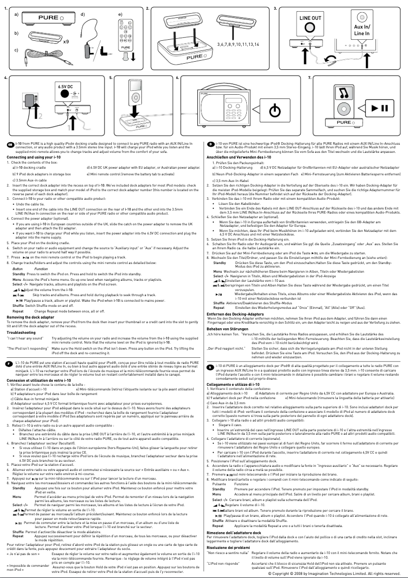 Página nº 1 - Manual de usuario Pure i-10