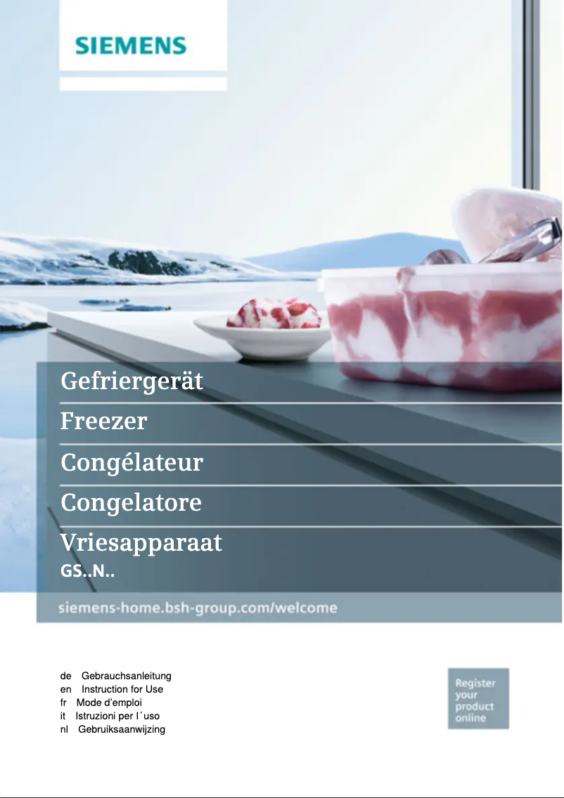 Página nº 1 - Manual de usuario Siemens GS51NAW45