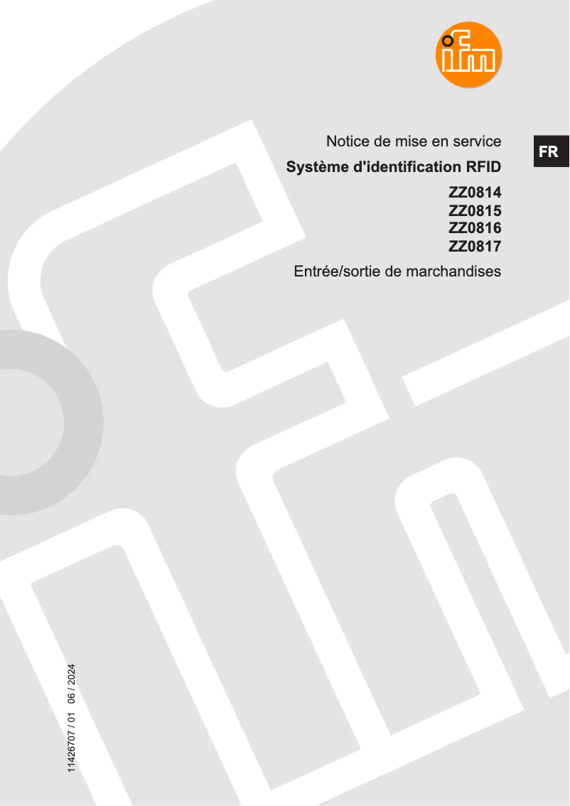 Imagen de la primera página del manual del dispositivo ZZ0814