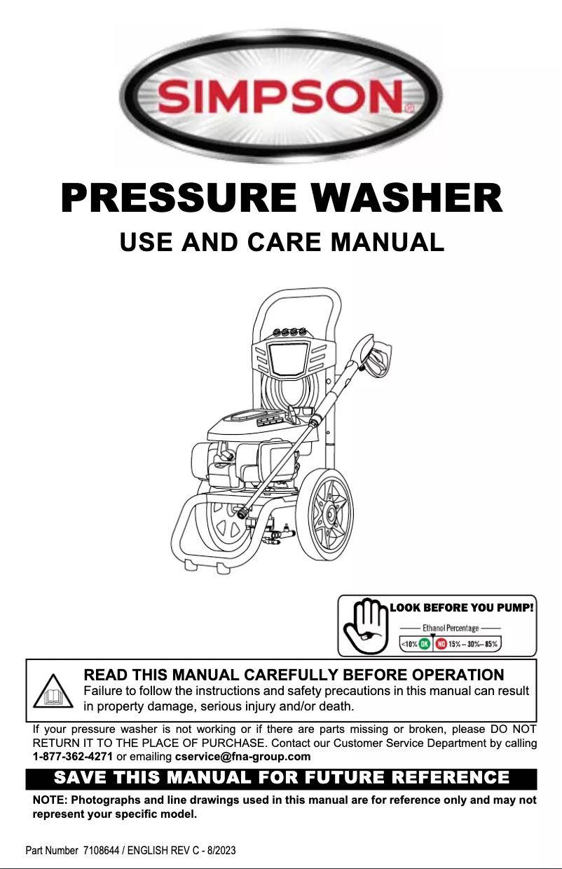 Imagen de la primera página del manual del dispositivo MegaShot MS60809-S
