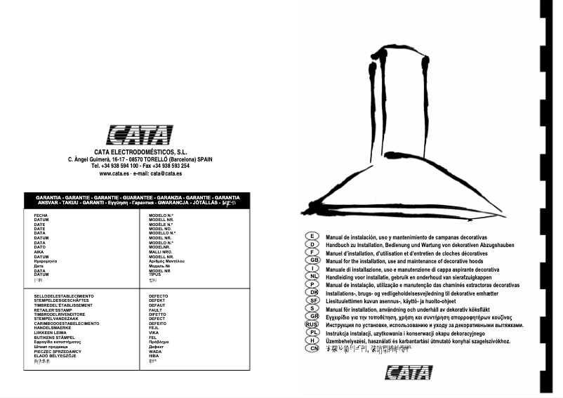 Imagen de la primera página del manual del dispositivo CPX11SS