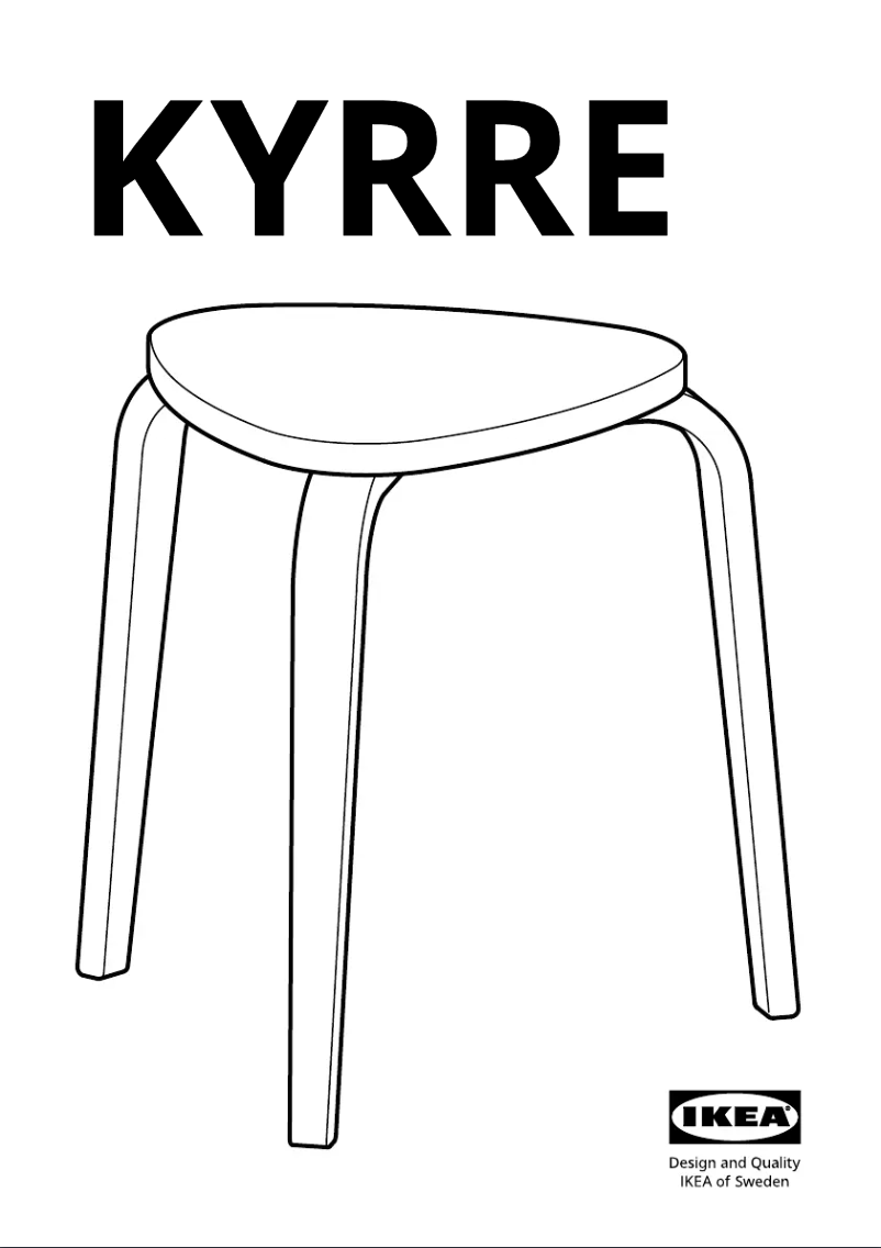 Página 1 del manual Manual de usuario Ikea KYRRE 804.915.32