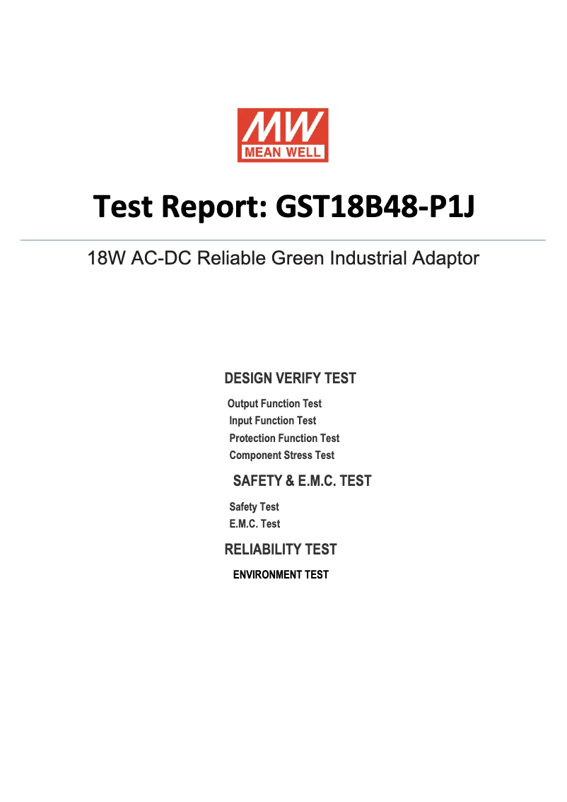Imagen de la primera página del manual del dispositivo GST18B48-P1J