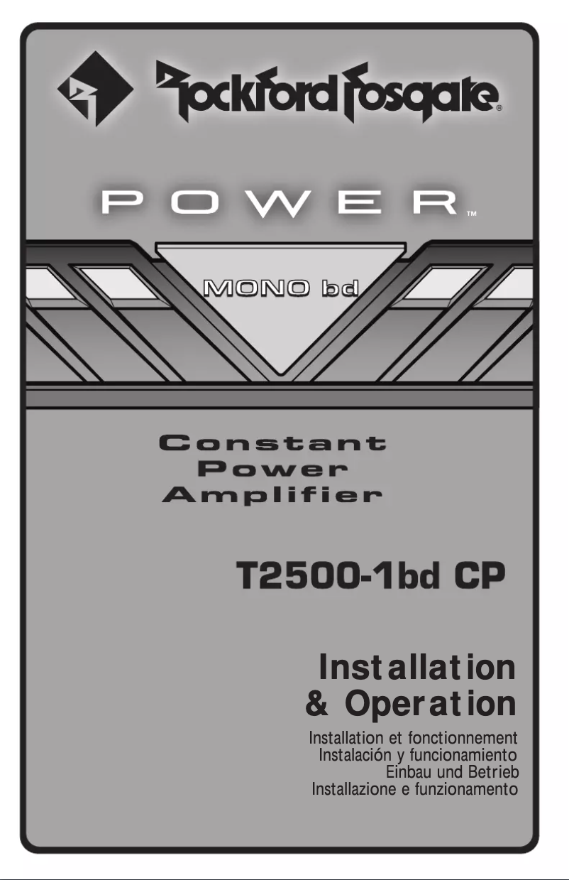 Imagen de la primera página del manual del dispositivo Power T1000-1bdCP