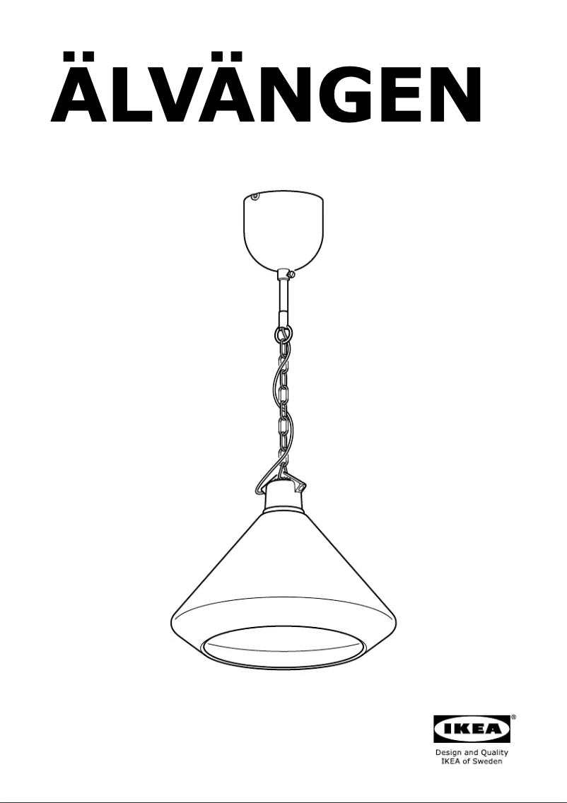 Imagen de la primera página del manual del dispositivo ALVANGEN (Ceiling)