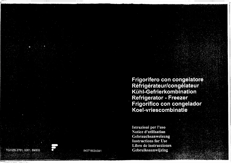 Página nº 1 - Manual de usuario Smeg FA311X