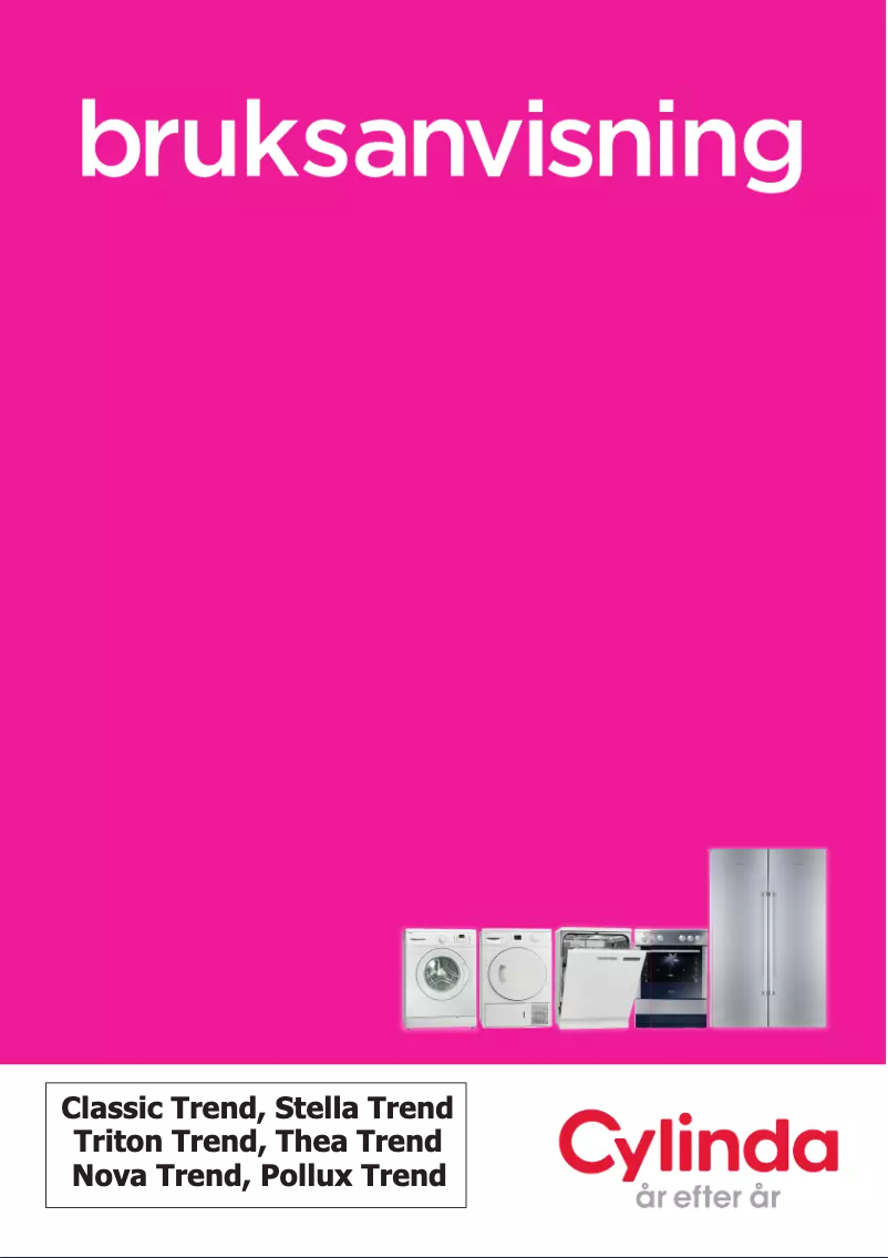 Imagen de la primera página del manual del dispositivo CLASSIC TREND 90 SVART