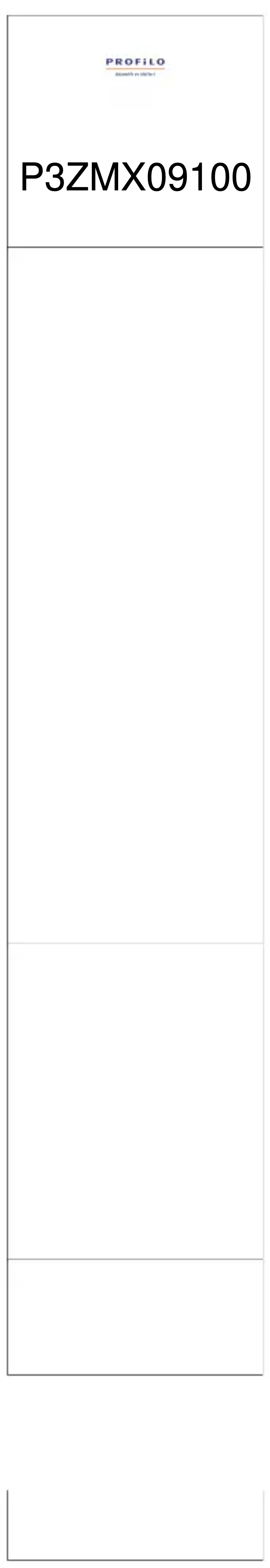 Página 1 del manual Manual de usuario Profilo P3ZMX09100