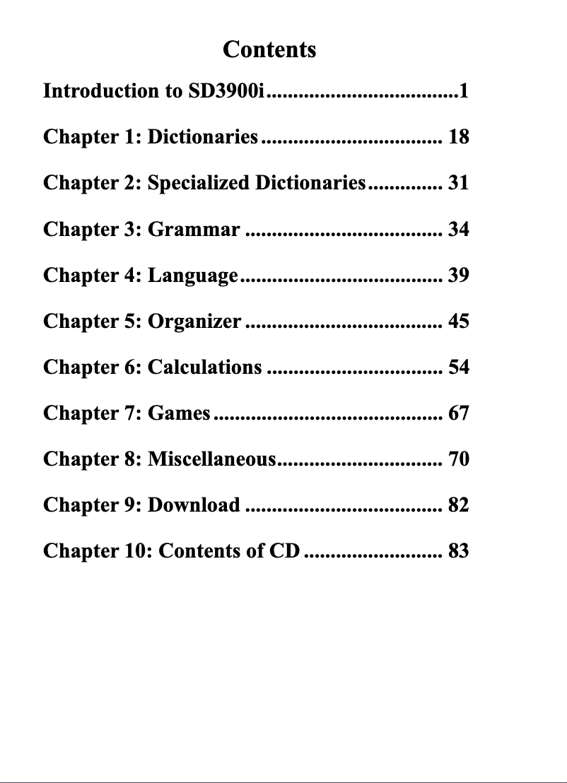 Página 1 del manual Manual de usuario Atlas SD3900i