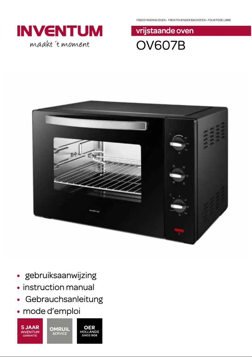 Página 1 del manual Manual de usuario Inventum OV607B
