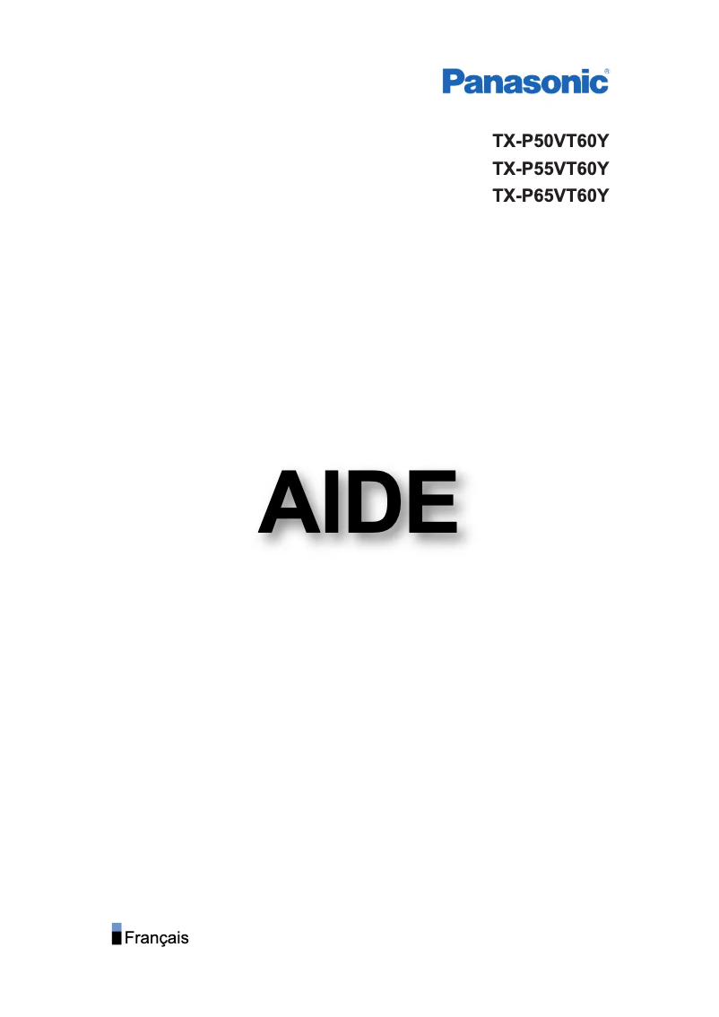 Imagen de la primera página del manual del dispositivo TX-P65VT60Y