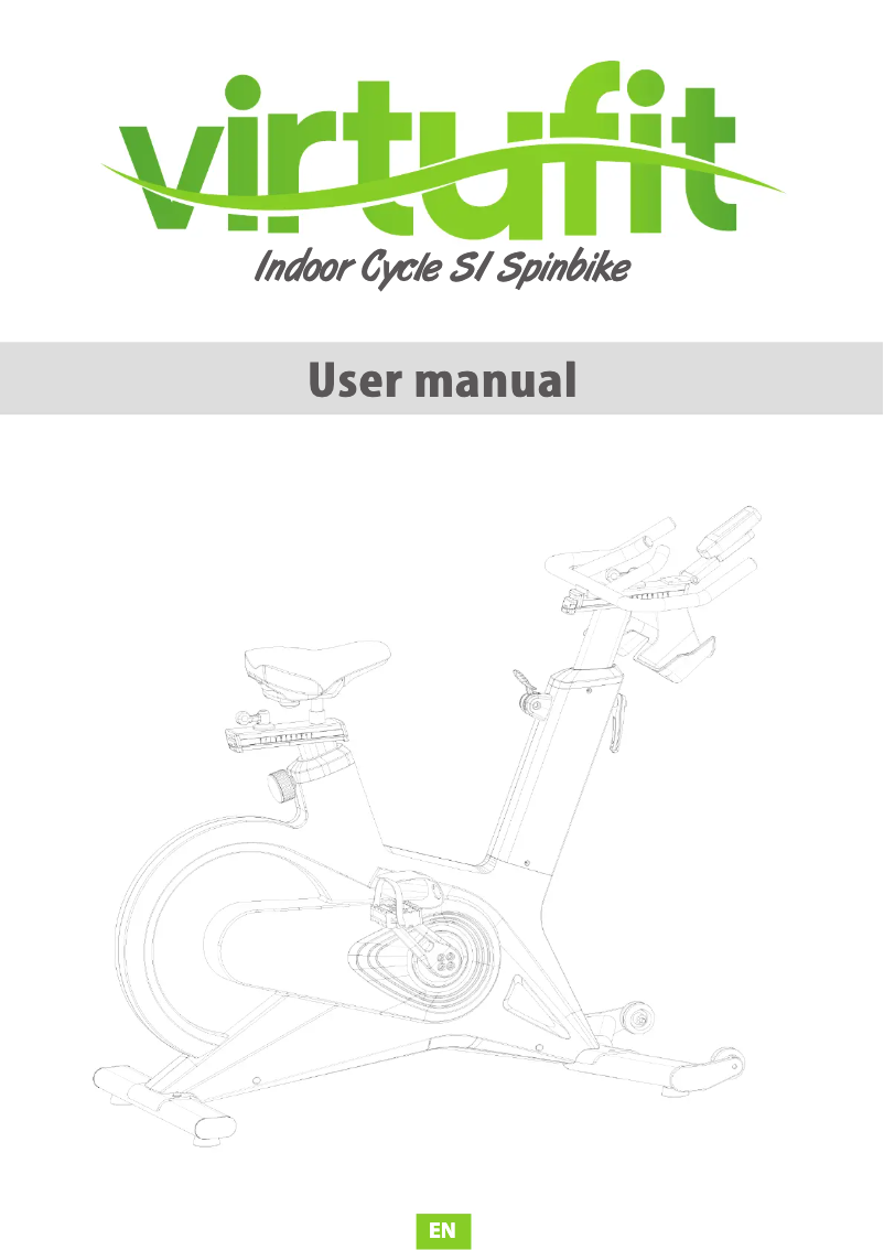 Imagen de la primera página del manual del dispositivo Indoor Cycle S1