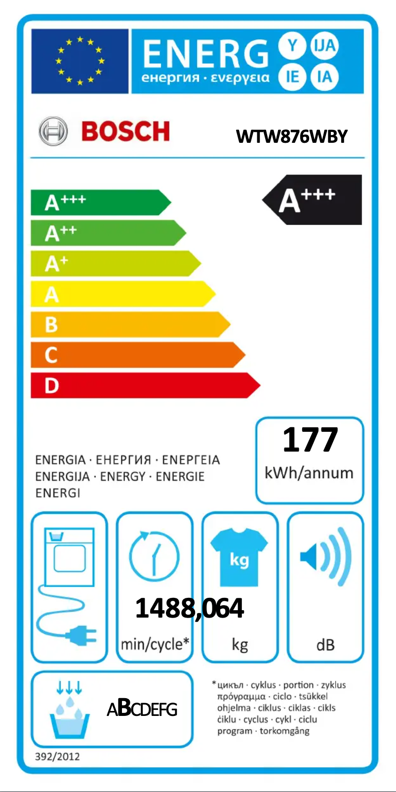 Imagen de la primera página del manual del dispositivo WTW876WBY