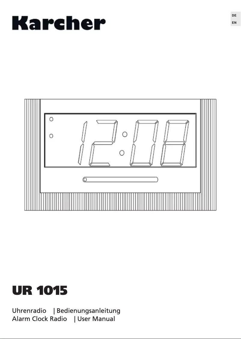Imagen de la primera página del manual del dispositivo UR 1015