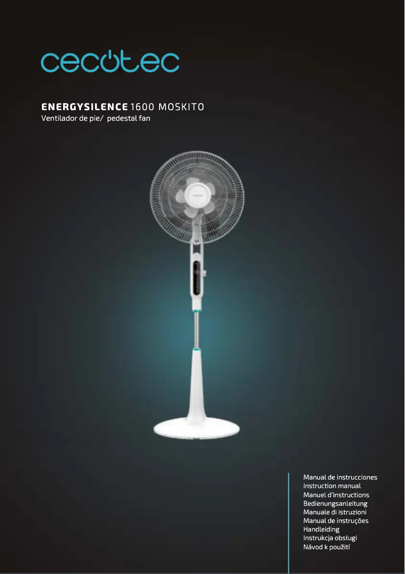 Página 1 del manual Manual de usuario Cecotec EnergySilence 1600 Moskito