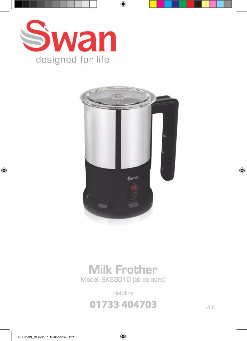 Imagen de la primera página del manual del dispositivo SK33010BLKN