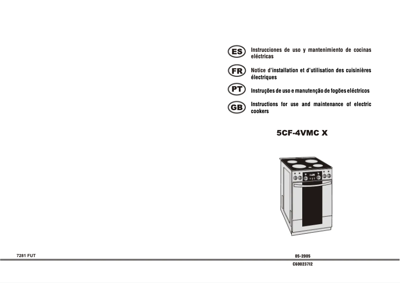 Imagen de la primera página del manual del dispositivo 5CF-4VMC X