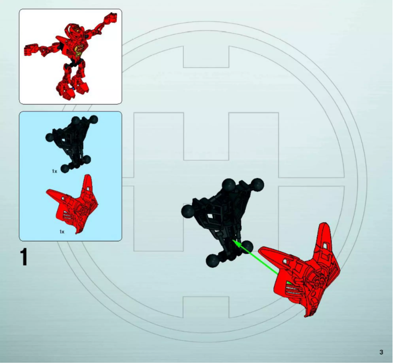 Página 1 del manual Manual de usuario Lego Hero Factory Furno Bike