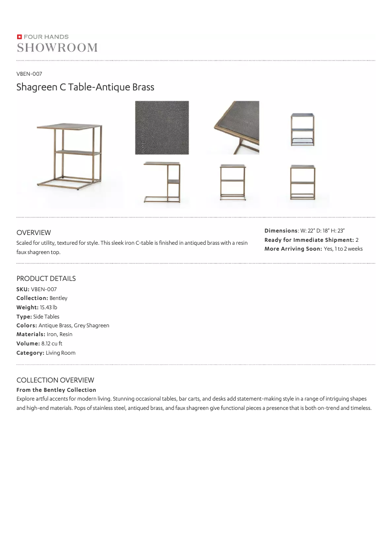 Página 1 del manual Manual de usuario Four Hands VBEN-007