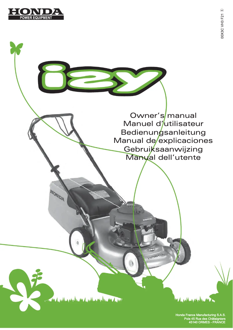 Página 1 del manual Manual de usuario Honda izy