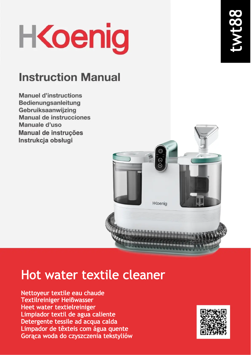 Página 1 del manual Manual de usuario H.Koenig TWT88