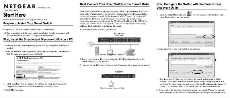Imagen de la primera página del manual del dispositivo GS748T