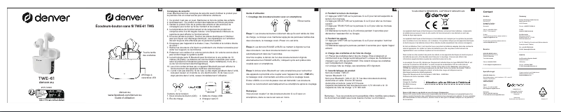 Imagen de la primera página del manual del dispositivo TWE-61