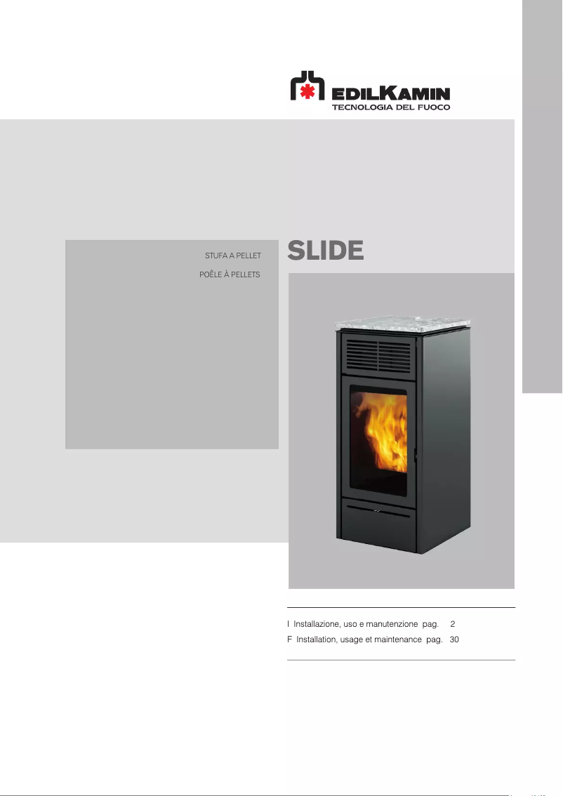 Imagen de la primera página del manual del dispositivo SLIDE