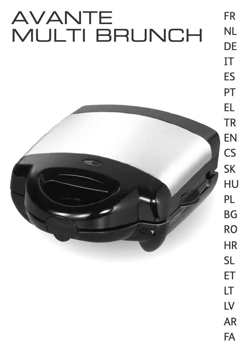 Página 1 del manual Manual de usuario Tefal Avante 2 SM6038