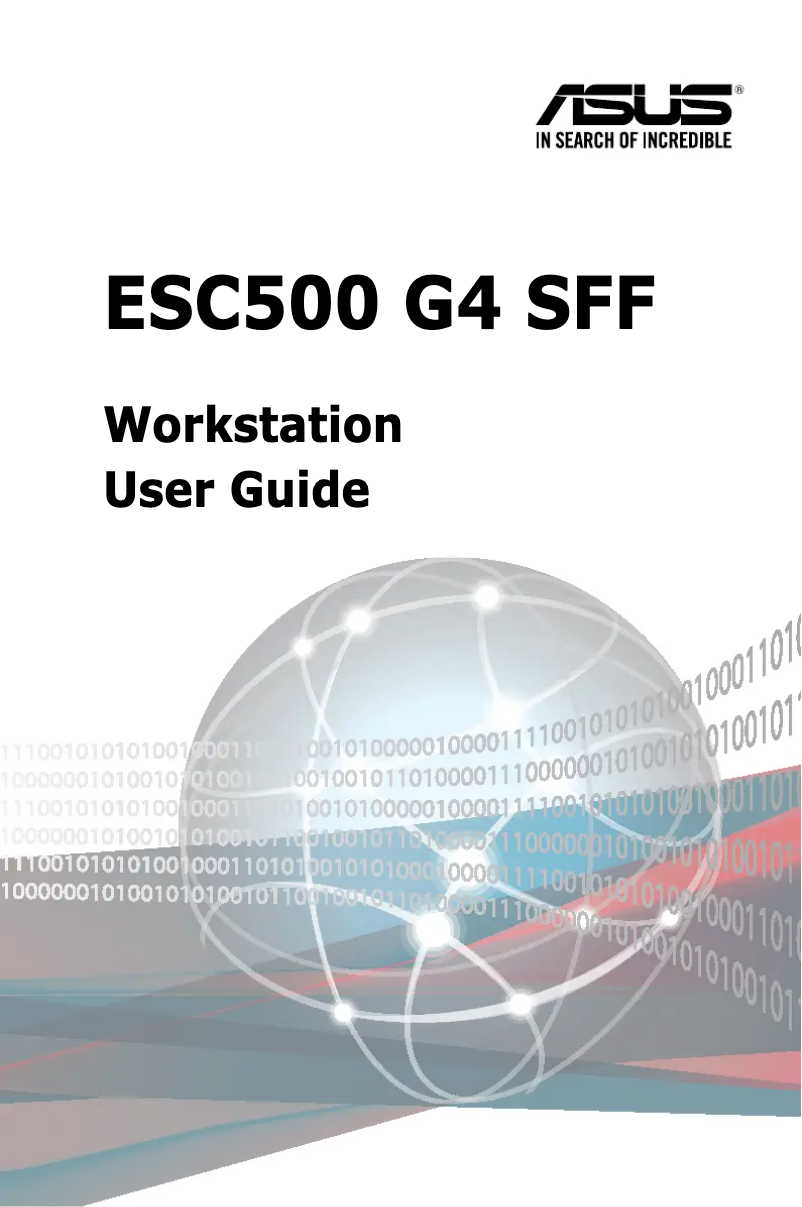 Imagen de la primera página del manual del dispositivo ESC500 G4 SFF