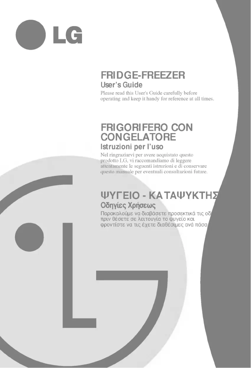 Página nº 1 - Manual de usuario LG GR-459GCA