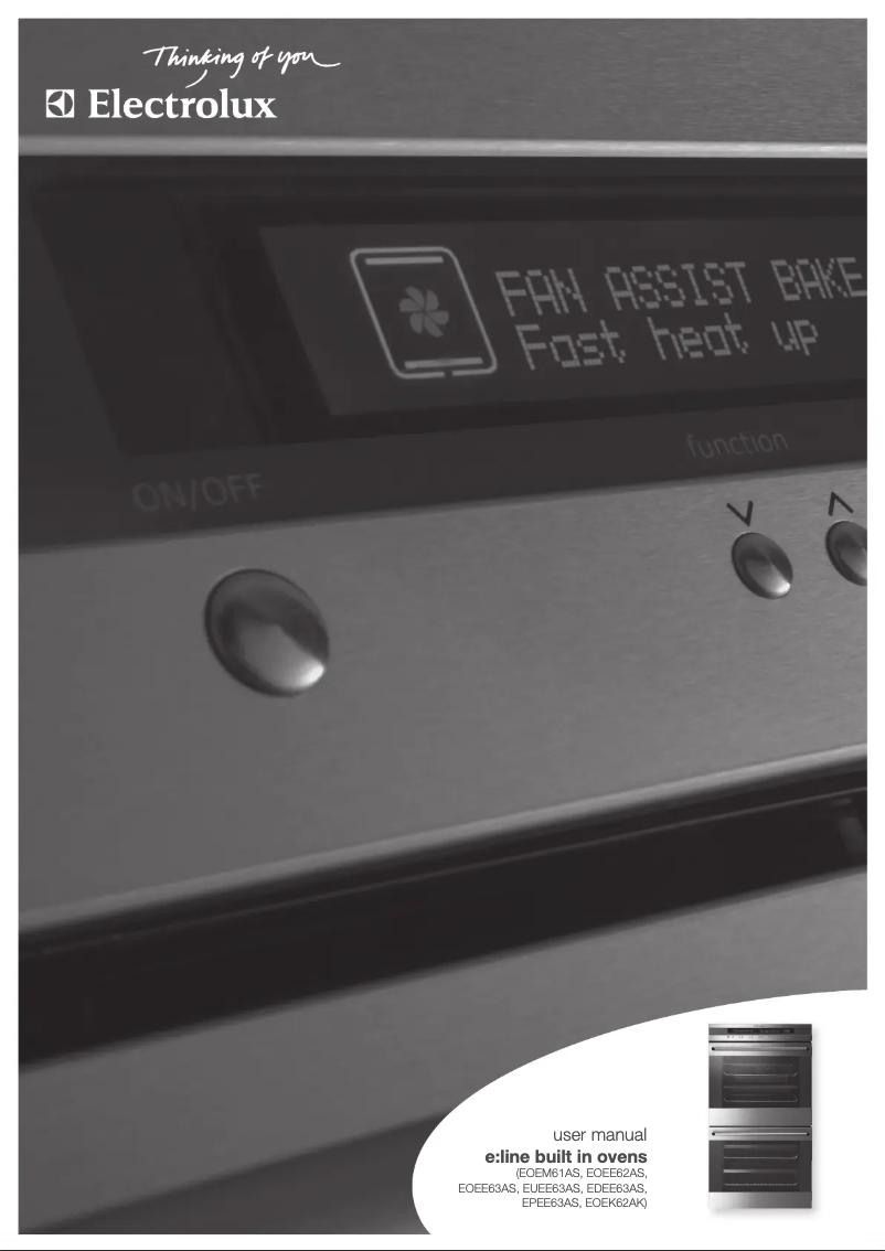 Página 1 del manual Manual de usuario Electrolux EUEE63AS