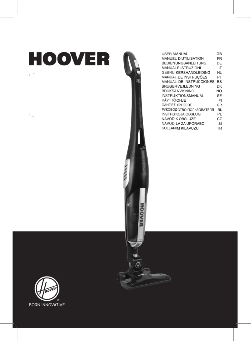 Página 1 del manual Manual de usuario Hoover ATL18BS 011