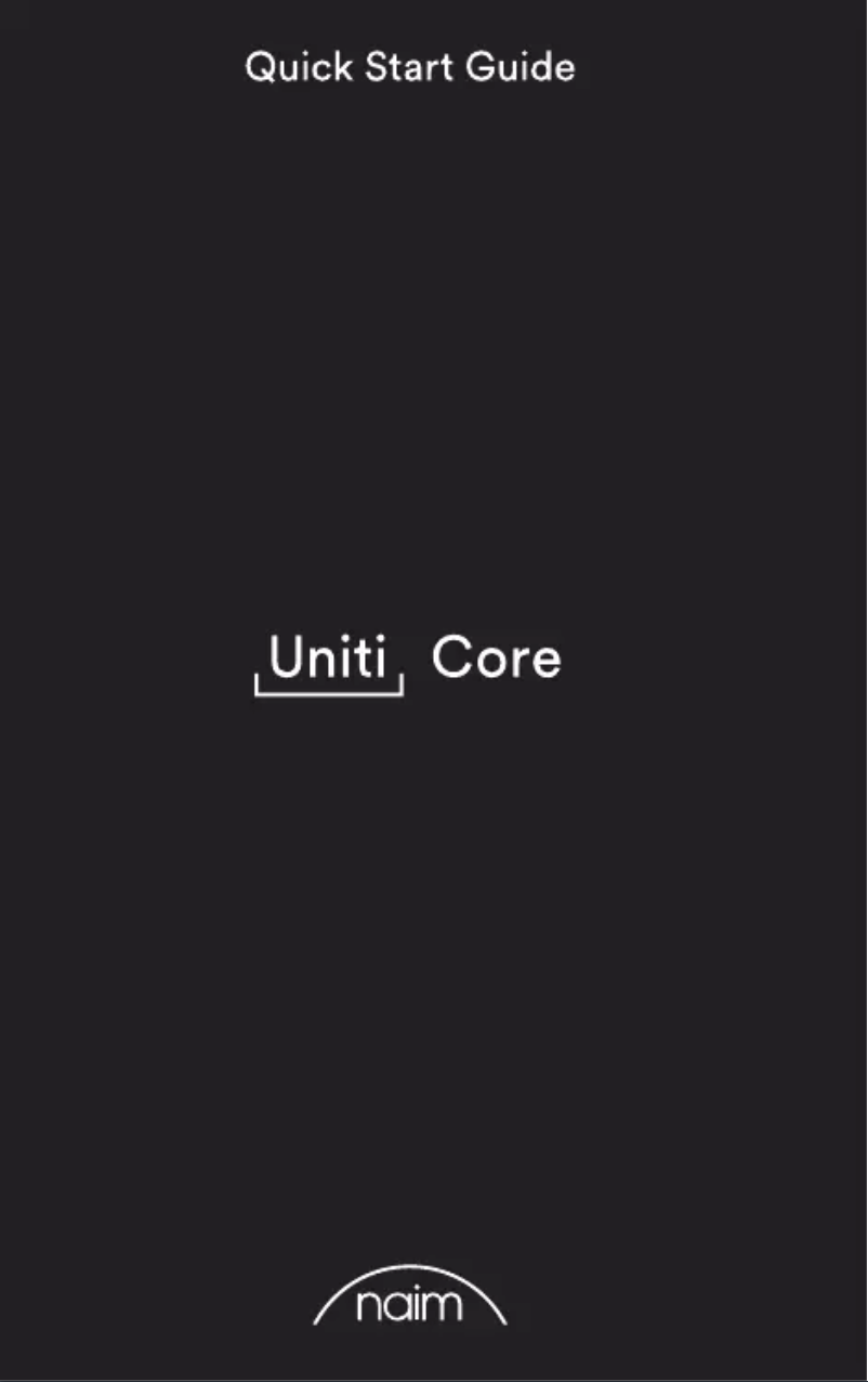 Imagen de la primera página del manual del dispositivo Uniti Core